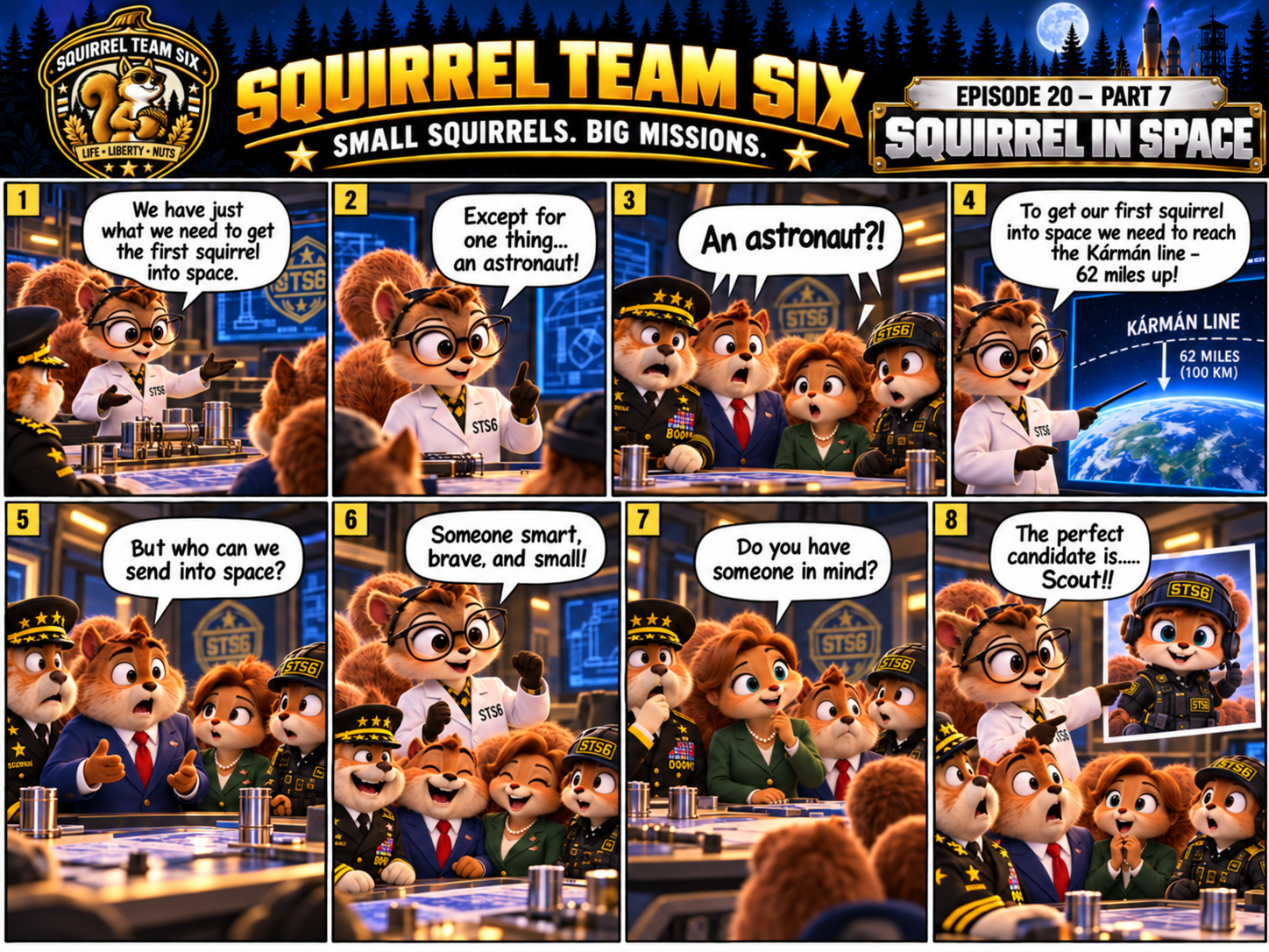 Squirrel in Space – Part 7