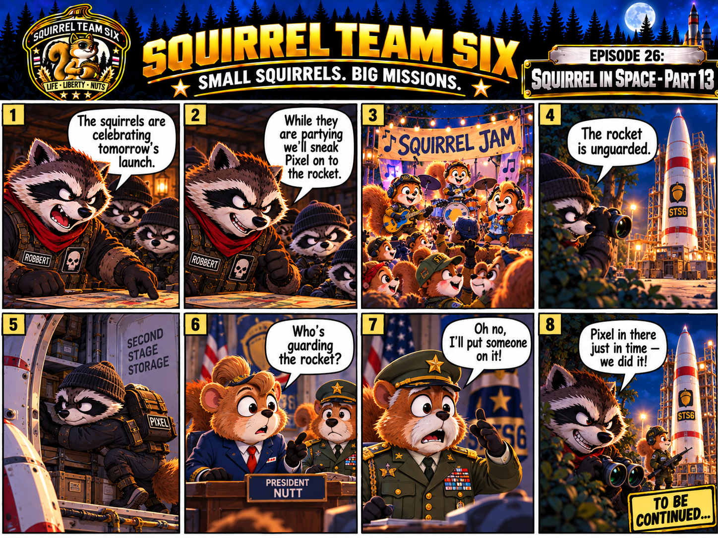 Squirrel in Space – Part 13