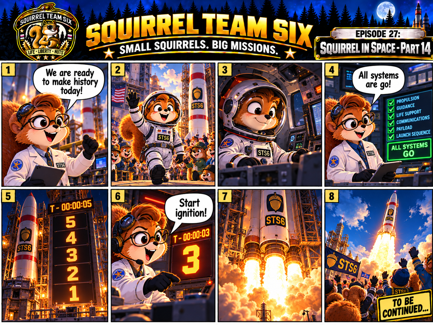 Squirrel in Space – Part 14
