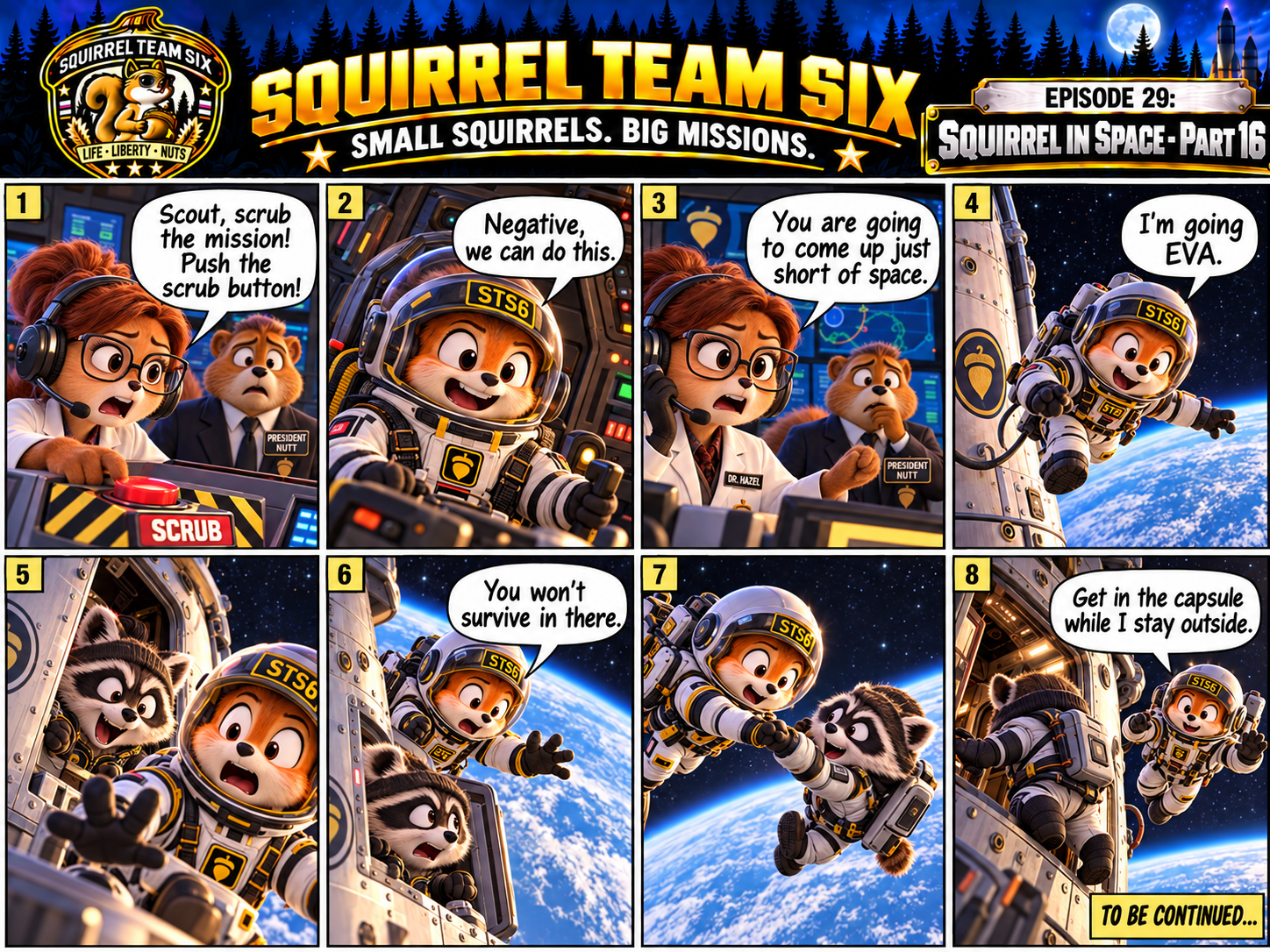 Squirrel in Space – Part 16