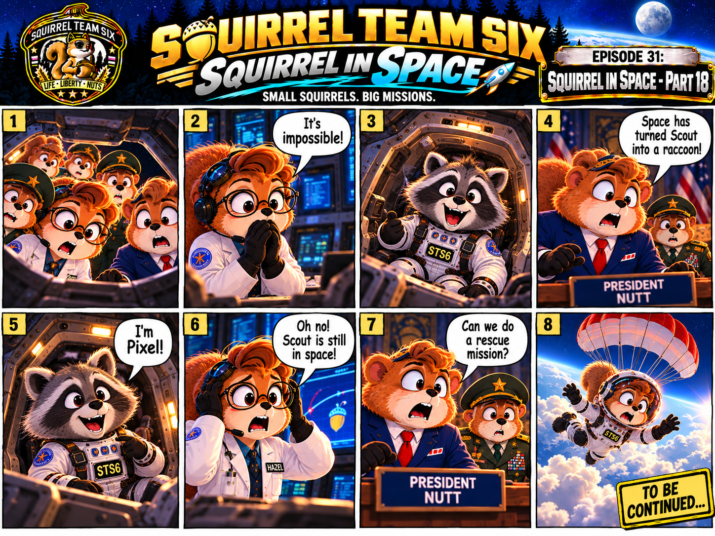 Squirrel in Space – Part 18