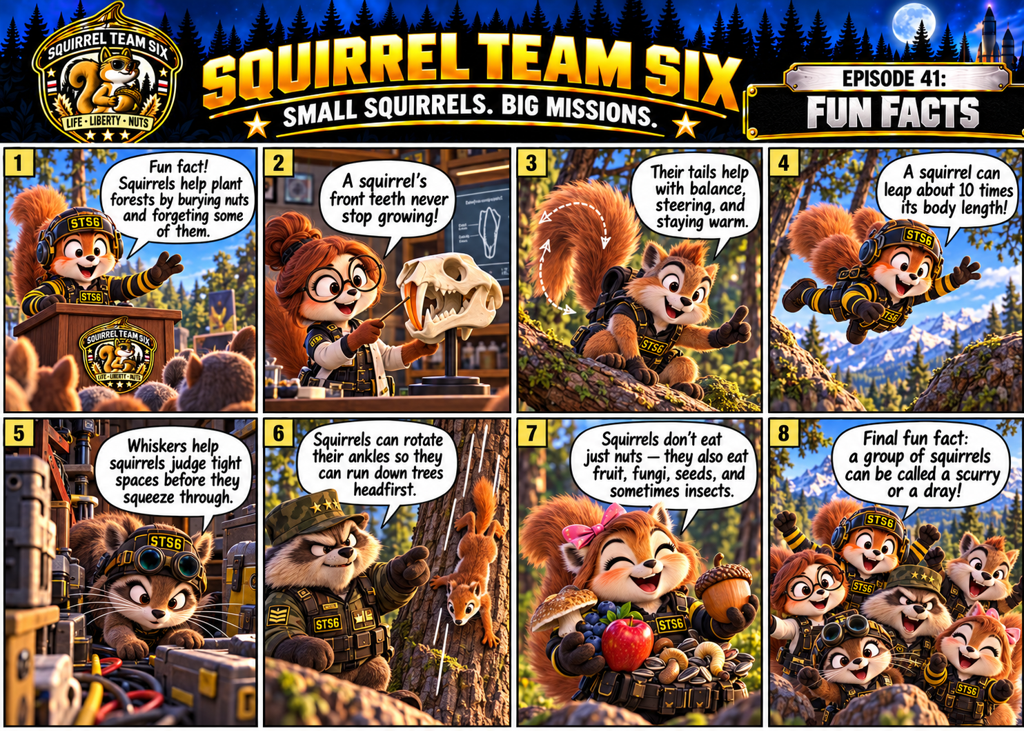 Fun Squirrel Facts